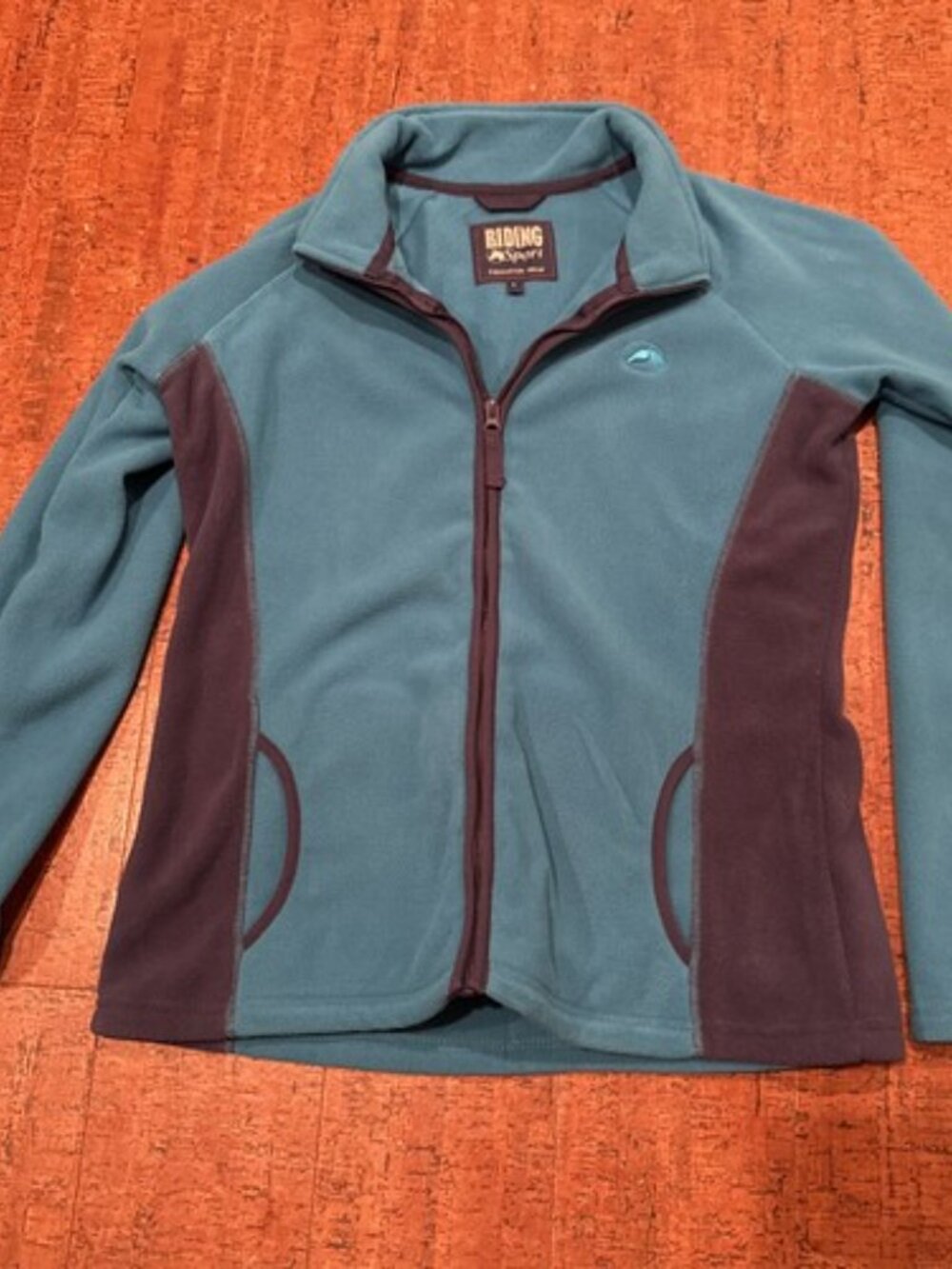 Riding Sport Equestrian Wear Women’s Small Blue Fleece Full Zip Jacket